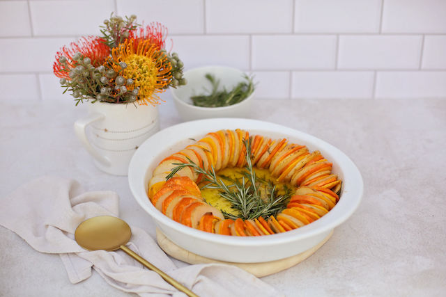 Festive Root Vegetable Wreath