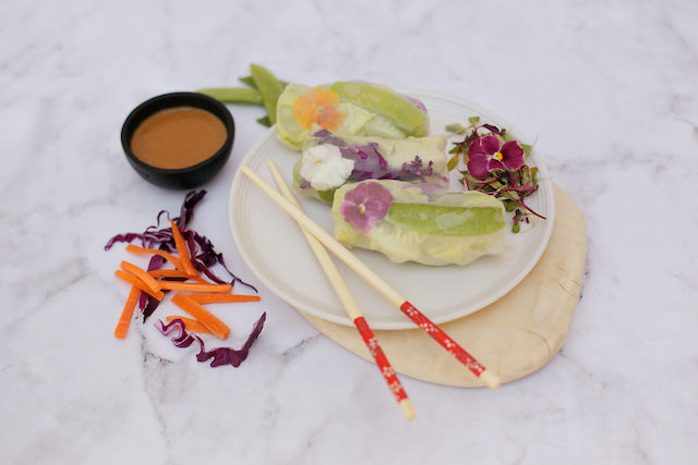 Summer Rolls with Peanut Dipping Sauce