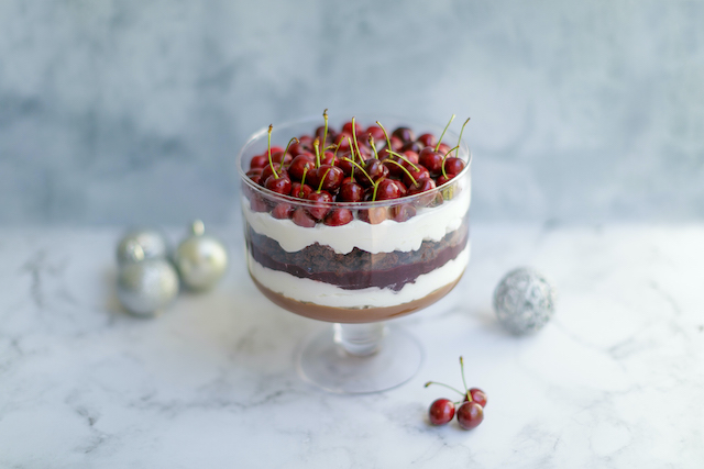Vegan Black Forest Trifle Delight