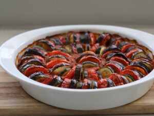 Read more about the article Baked Ratatouille (rat-tuh-TOO-ee)