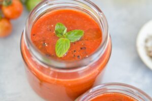 Read more about the article Slow Roasted Tomato Sauce with Fresh Herbs